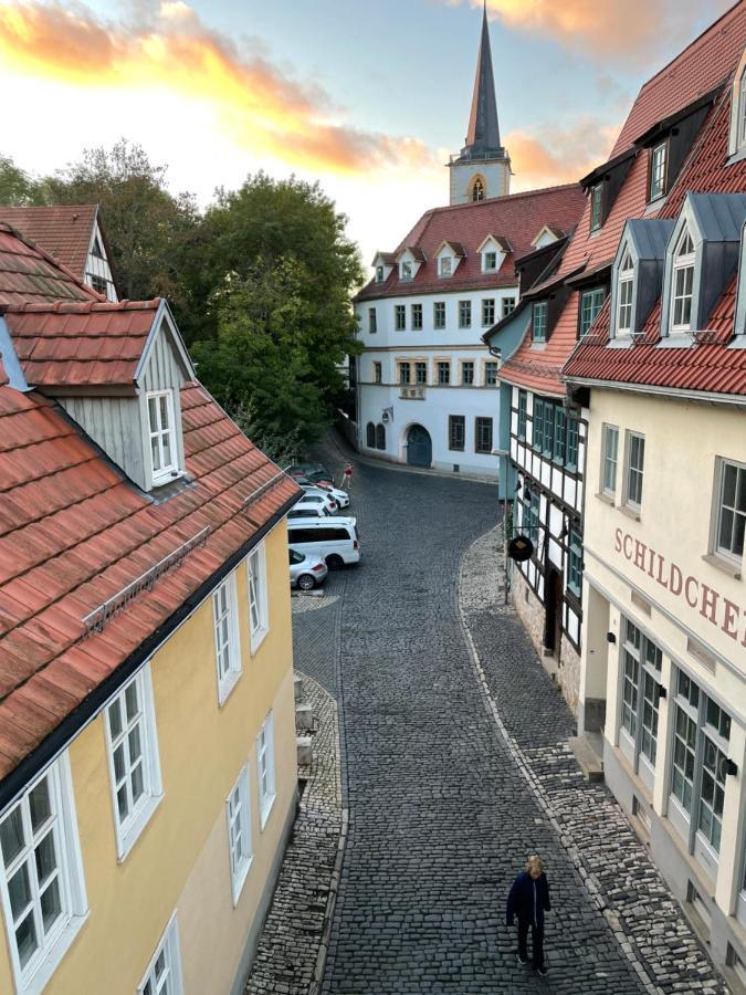 Ferienwohnung Augenblick - Stylisches Apartment In Der Besten Altstadtlage Von Erfurt Extérieur photo