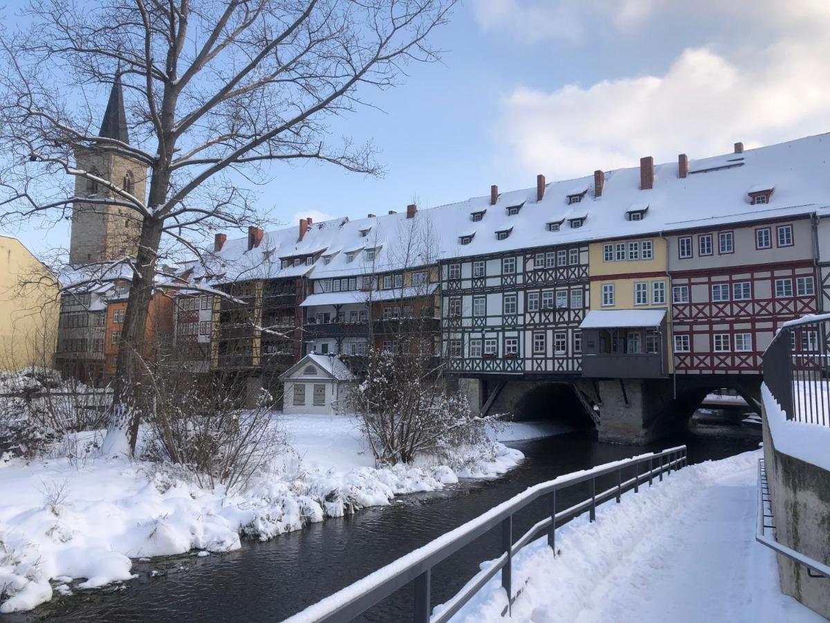 Ferienwohnung Augenblick - Stylisches Apartment In Der Besten Altstadtlage Von Erfurt Extérieur photo